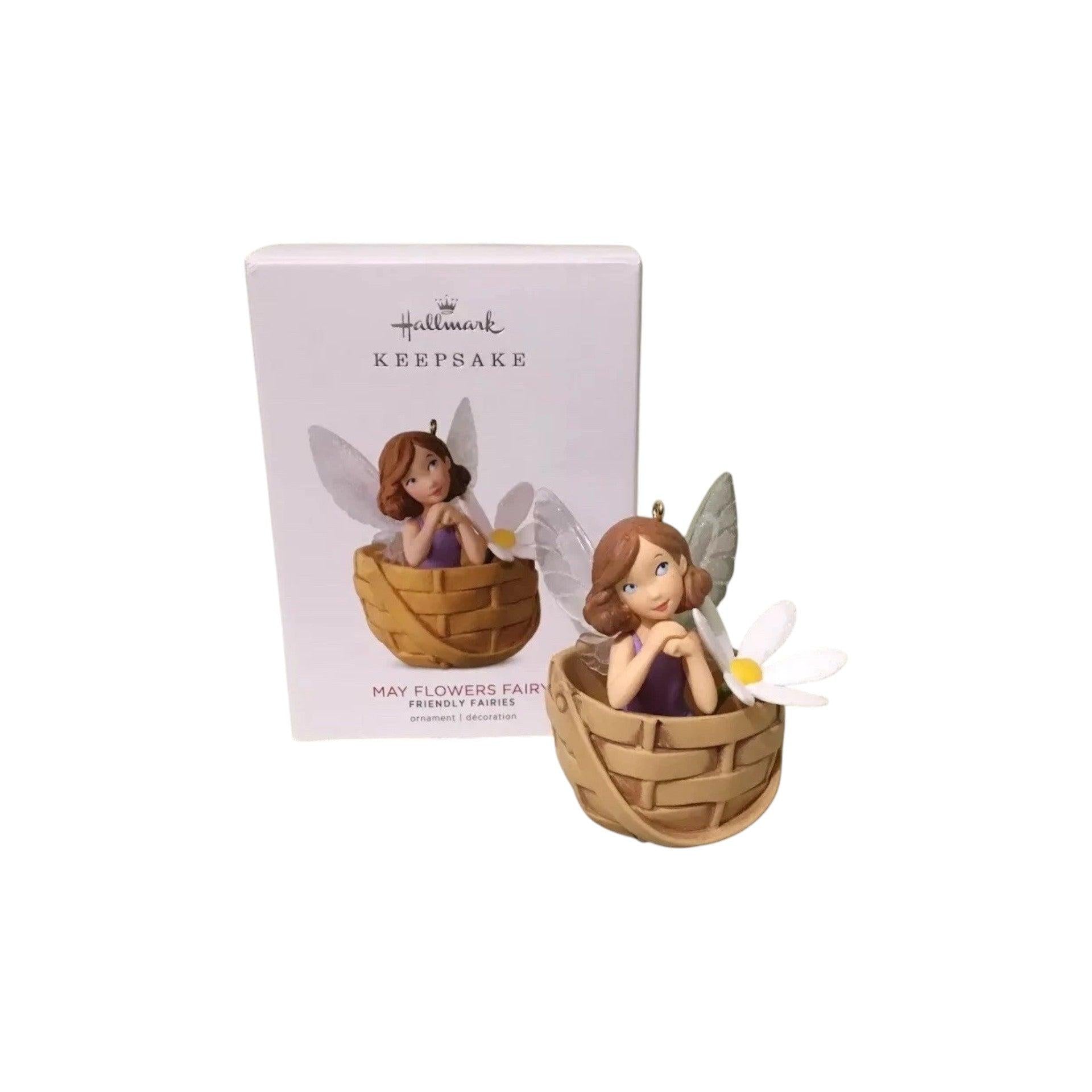 2018 May Flowers Fairy Hallmark Ornament (Friendly Fairies) QHA9139 Image3