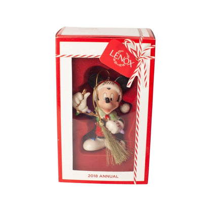 2018 Merry & Bright Mickey Annual Holiday Ornament Lenox Ornament 876928 Image2