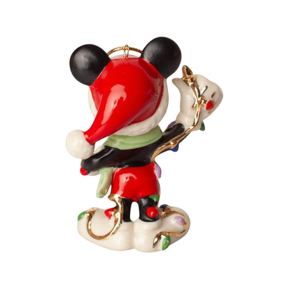 2018 Merry & Bright Mickey Annual Holiday Ornament Lenox Ornament 876928 Image3