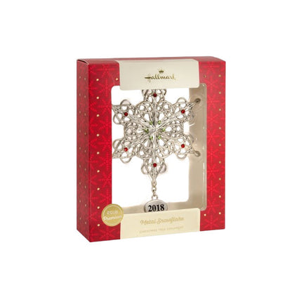 2018 Metal Snowflake Hallmark Ornament (Snowflake) 1HAJ1419