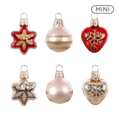 2018 Miniature Decorative Ornaments, Set of 6 Hallmark Ornament (Blown Glass) QSB6046 Image1