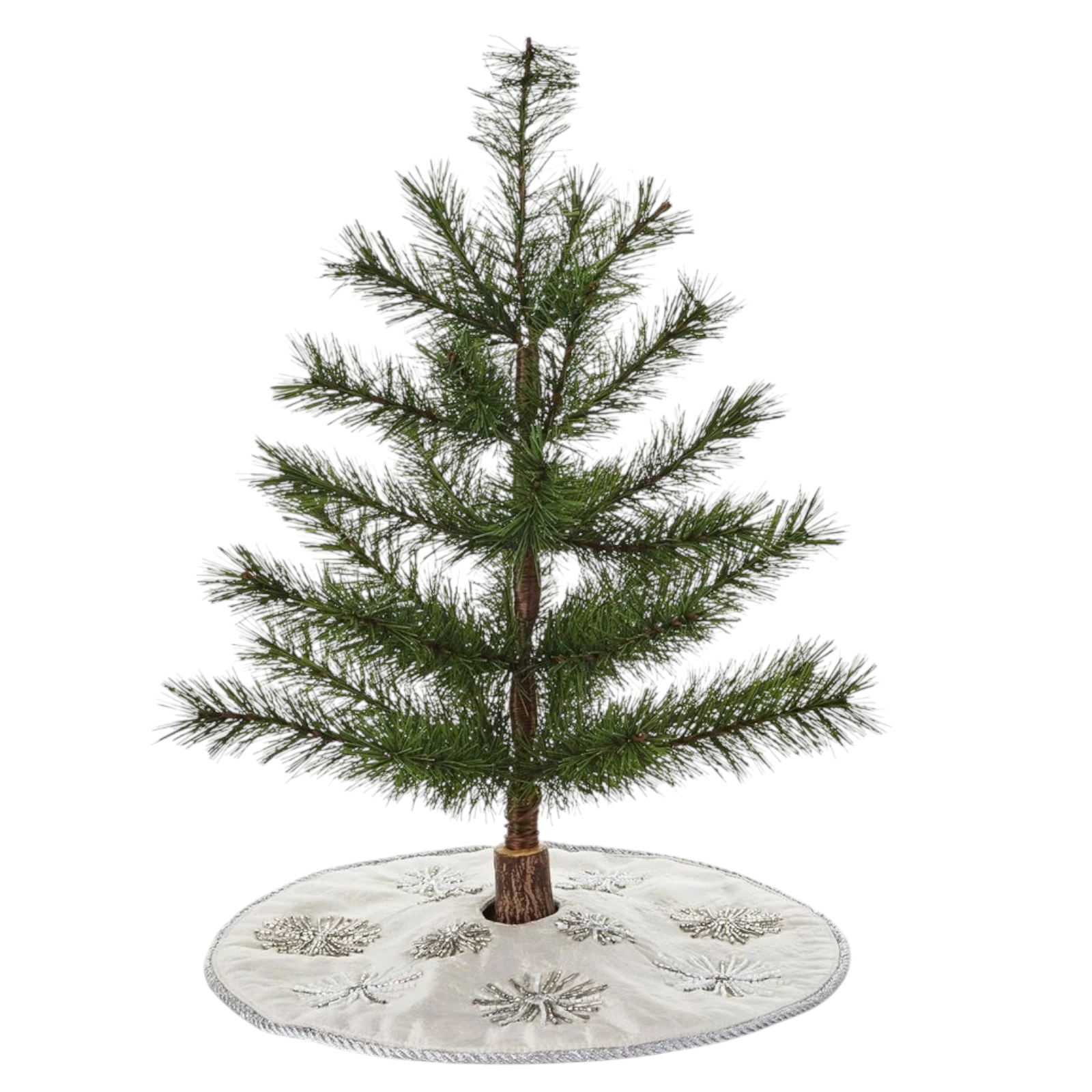 2018 Miniature Tree Skirt Hallmark Ornament (Snowflake) QSB6056