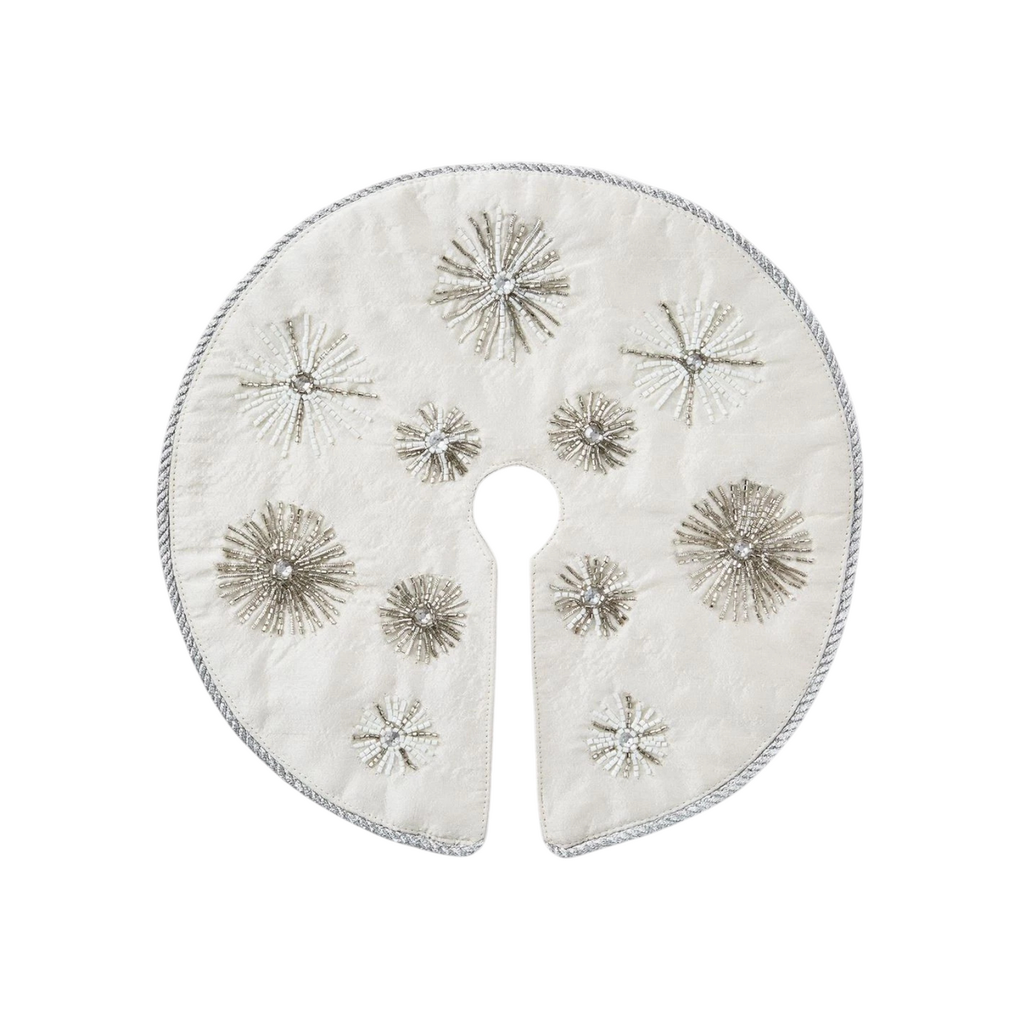 2018 Miniature Tree Skirt Hallmark Ornament (Snowflake) QSB6056