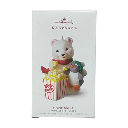 2018 Movie Night Hallmark Ornament (Snowball and Tuxedo) QX9376