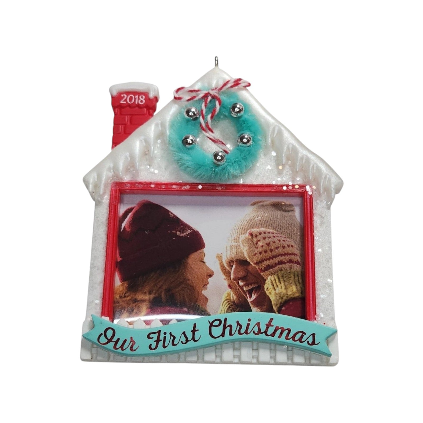 2018 Our First Christmas Hallmark Ornament (Photo Holder) QGO1746