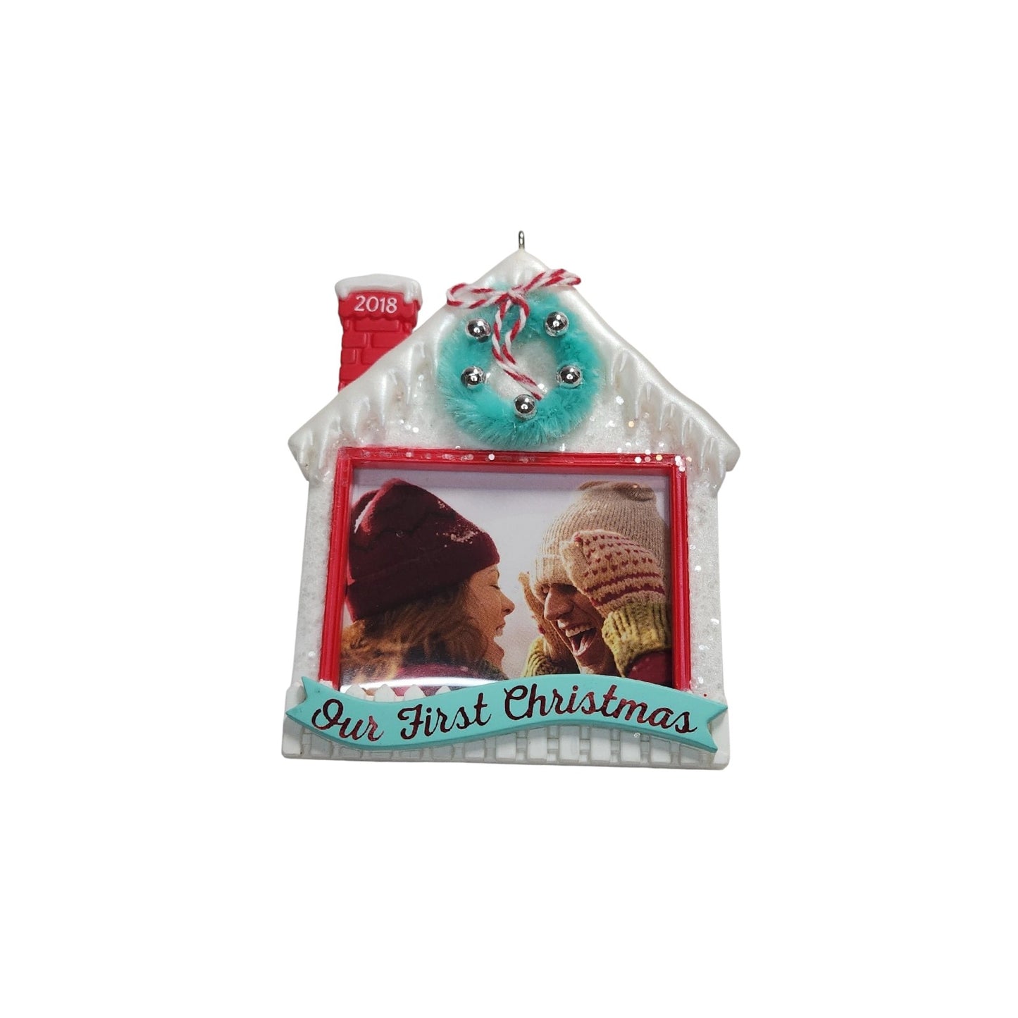 2018 Our First Christmas Hallmark Ornament (Photo Holder) QGO1746