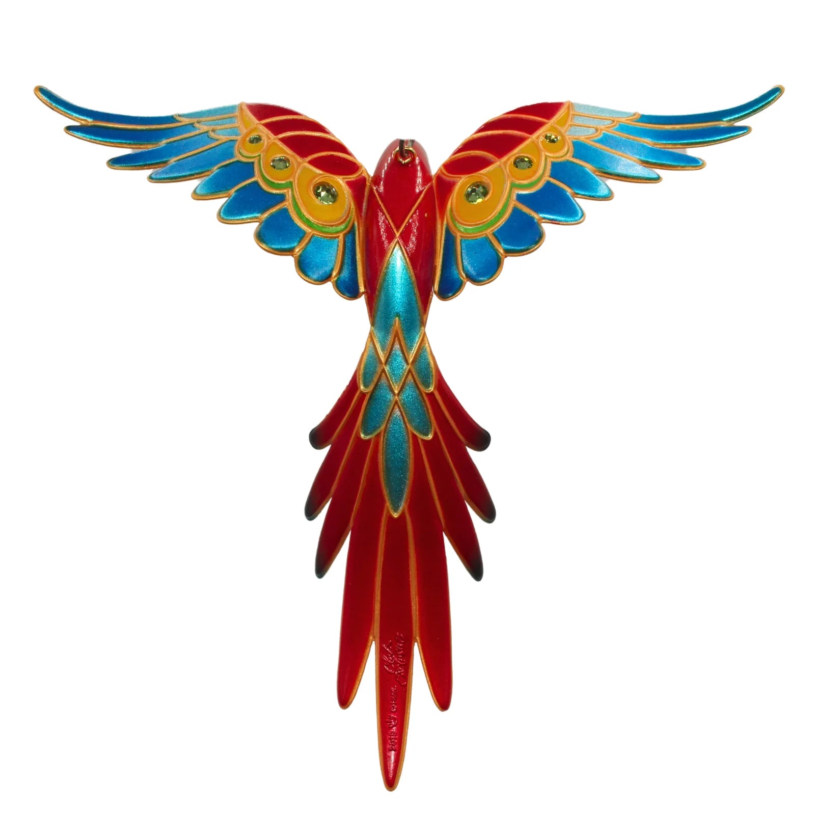 2018 Pretty Parrot Hallmark Ornament (Bird) QXC5316