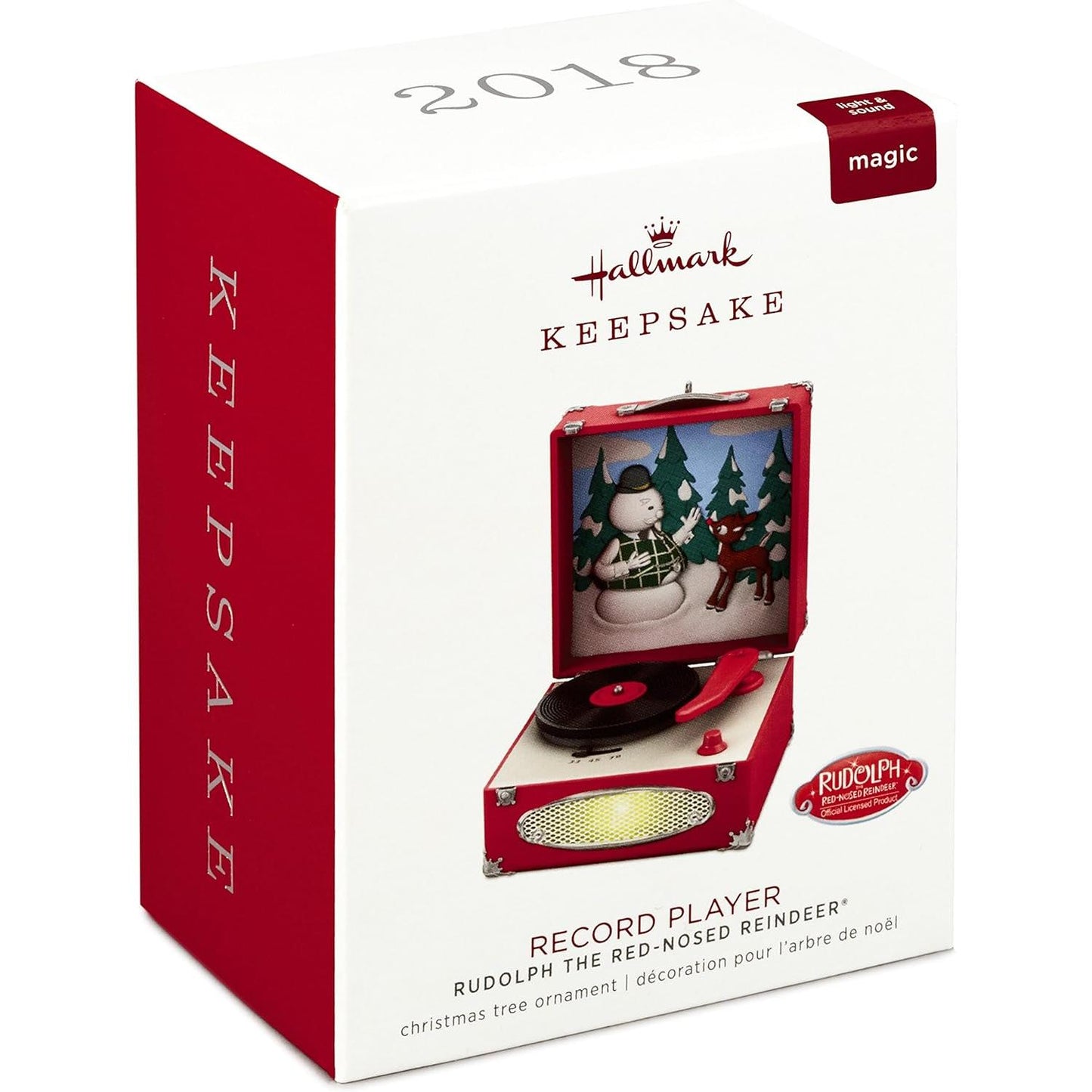 QXI3283 2018 Record Player (Rudolph the Red-Nosed Reindeer) Image2