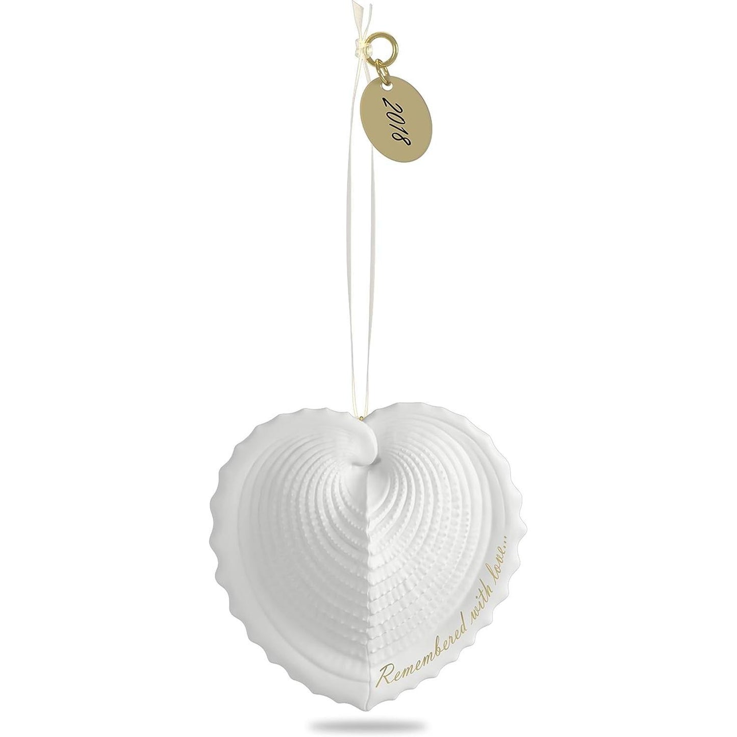 2018 Remembered With Love Hallmark Ornament (Heart) QHX4006