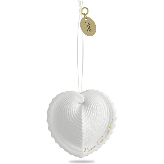 2018 Remembered With Love Hallmark Ornament (Heart) QHX4006