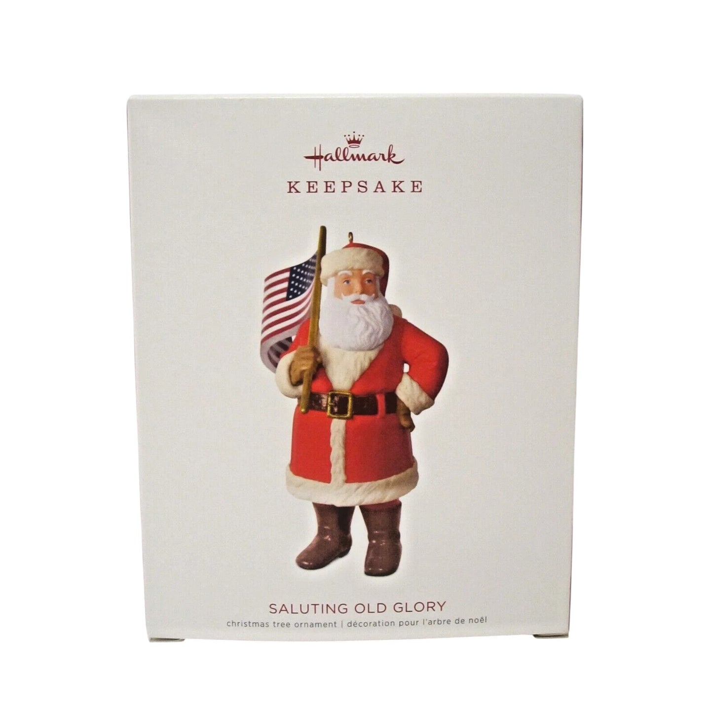 2018 Saluting Old Glory Hallmark Ornament (Santa Claus) QGO2146