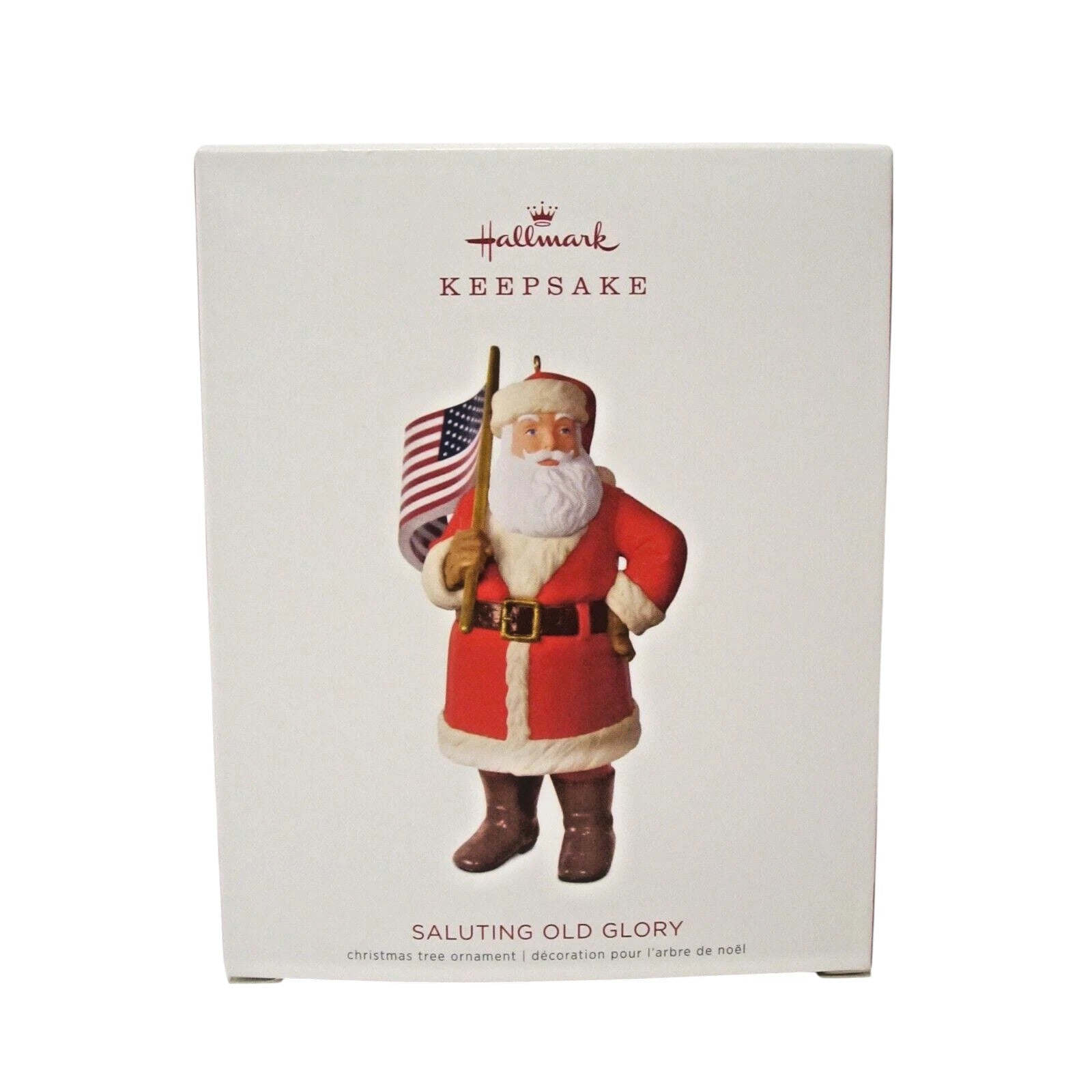 2018 Saluting Old Glory Hallmark Ornament (Santa Claus) QGO2146