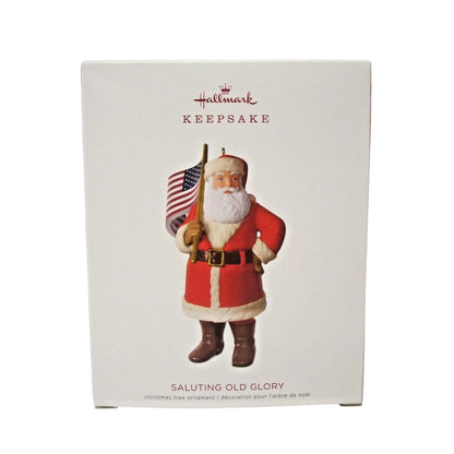 2018 Saluting Old Glory Hallmark Ornament (Santa Claus) QGO2146