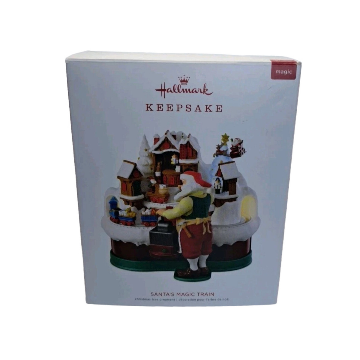 2018 Santa's Magic Train Hallmark Ornament (Santa Claus) QGO1896 Image2
