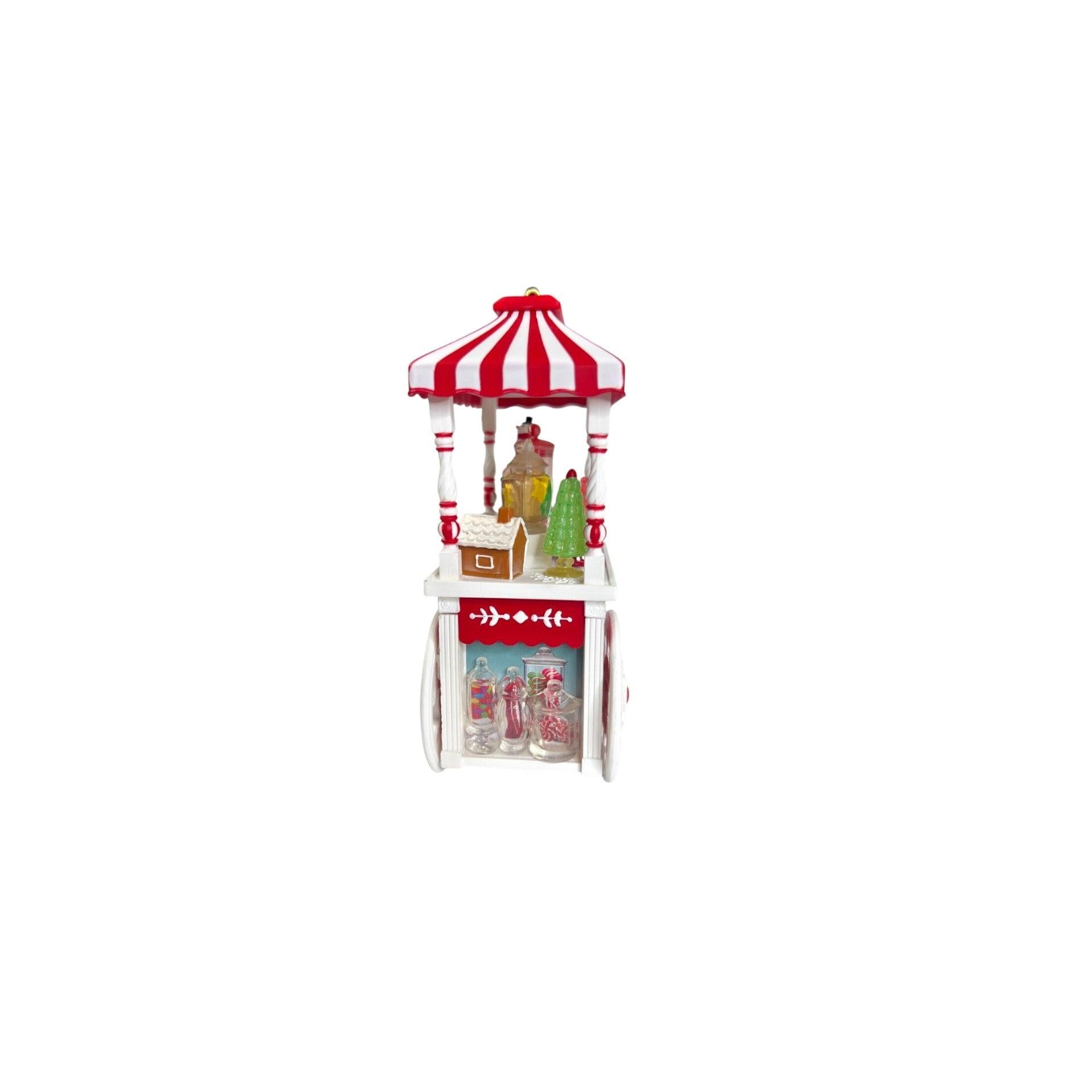 2018 Santa’s Sweet Treat Cart (Candy) Hallmark Ornament QXC5313 Image4