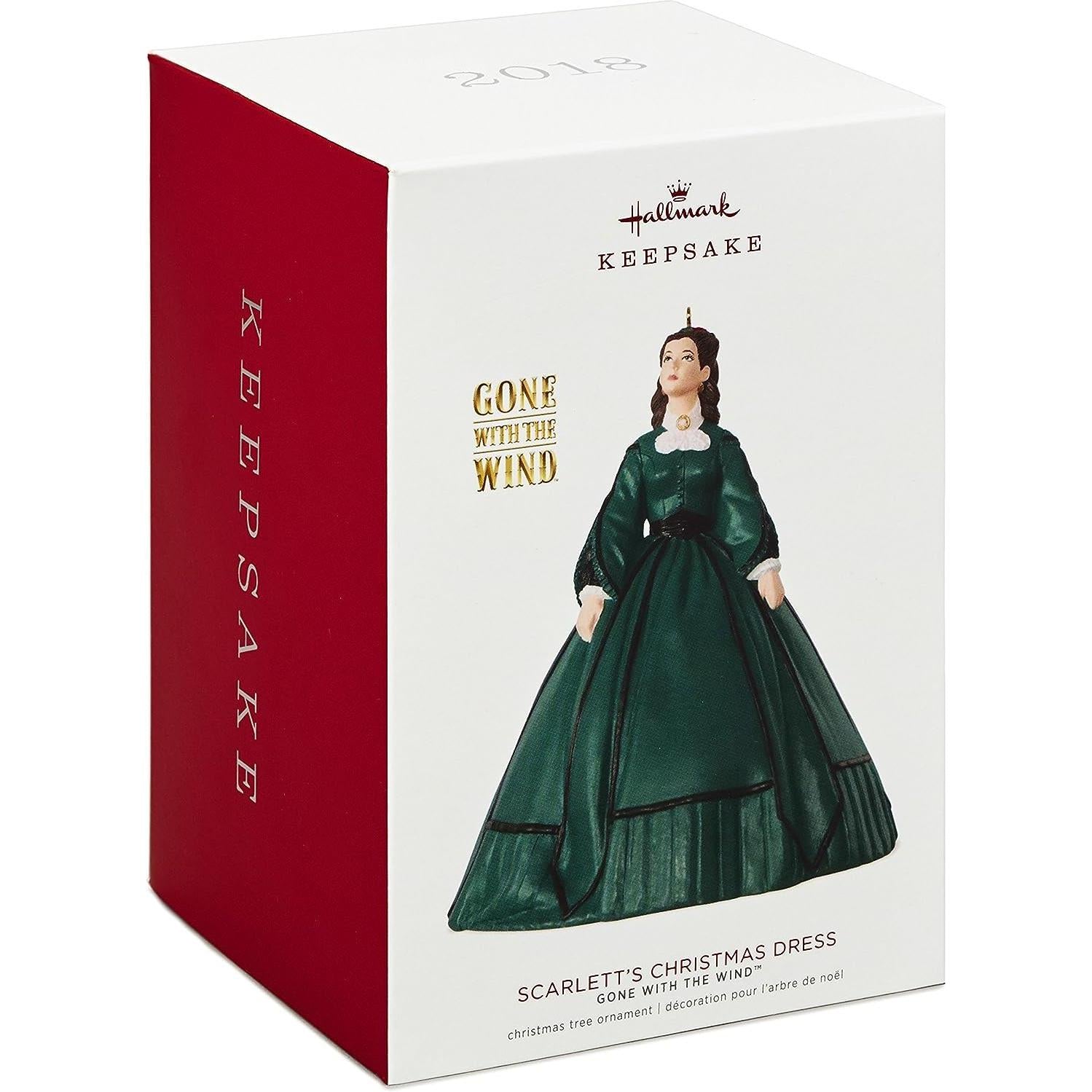 2018 Scarlett's Christmas Dress Hallmark Ornament (Gone with the Wind) QXI2976