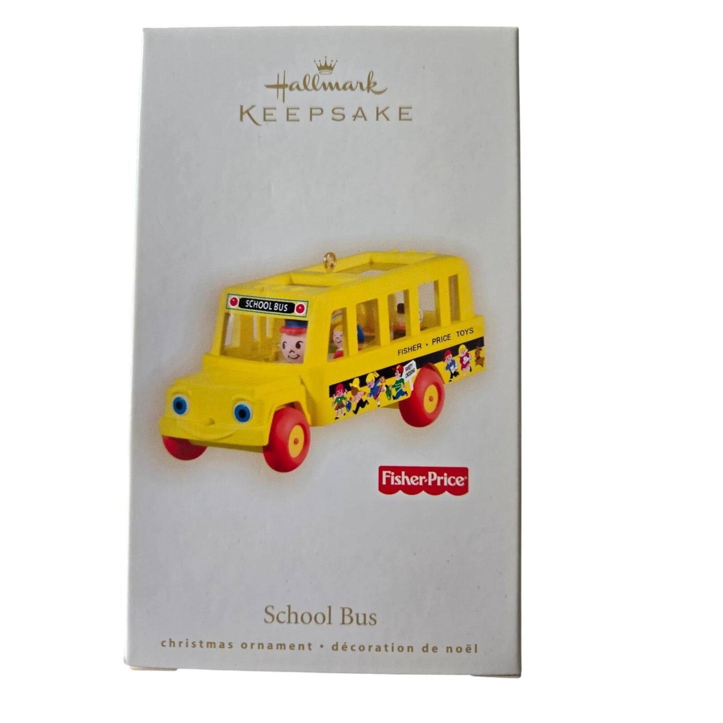 2018 School Bus Hallmark Ornament (Fisher Price) QXM8136