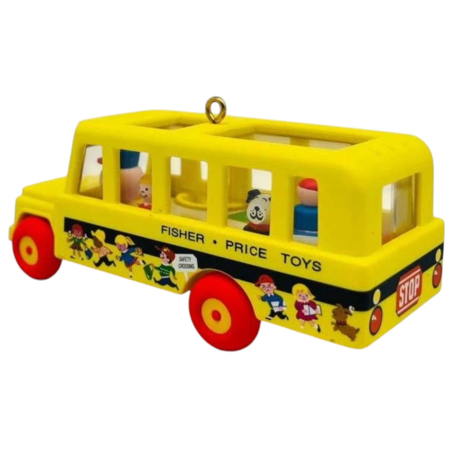 2018 School Bus Hallmark Ornament (Fisher Price) QXM8136