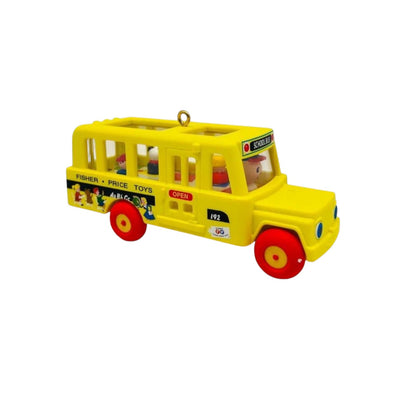 2018 School Bus Hallmark Ornament (Fisher Price) QXM8136
