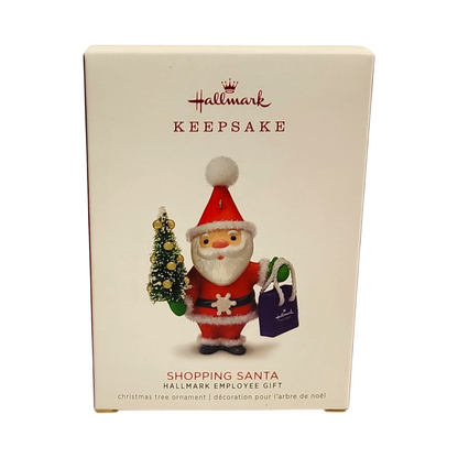 2018 Shopping Santa Hallmark Ornament (Hallmark Employee Gift) LPR3577