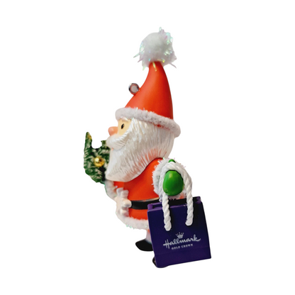 2018 Shopping Santa Hallmark Ornament (Hallmark Employee Gift) LPR3577