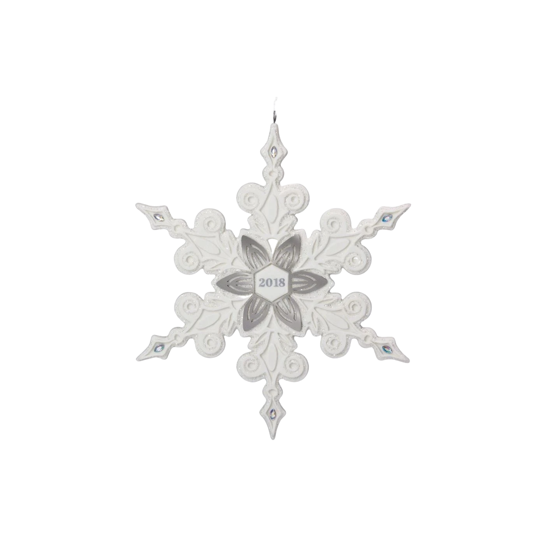 2018 Snowflake Hallmark Ornament (Snowflake) QGO2093 Image1