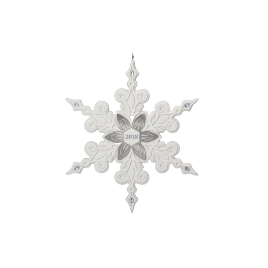 2018 Snowflake Hallmark Ornament (Snowflake) QGO2093 Image1