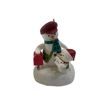 2018 Special Delivery Hallmark Ornament (Snowmen) QGO2223 Image1