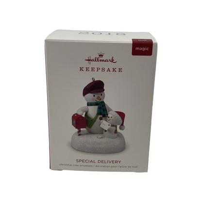 2018 Special Delivery Hallmark Ornament (Snowmen) QGO2223 Image2