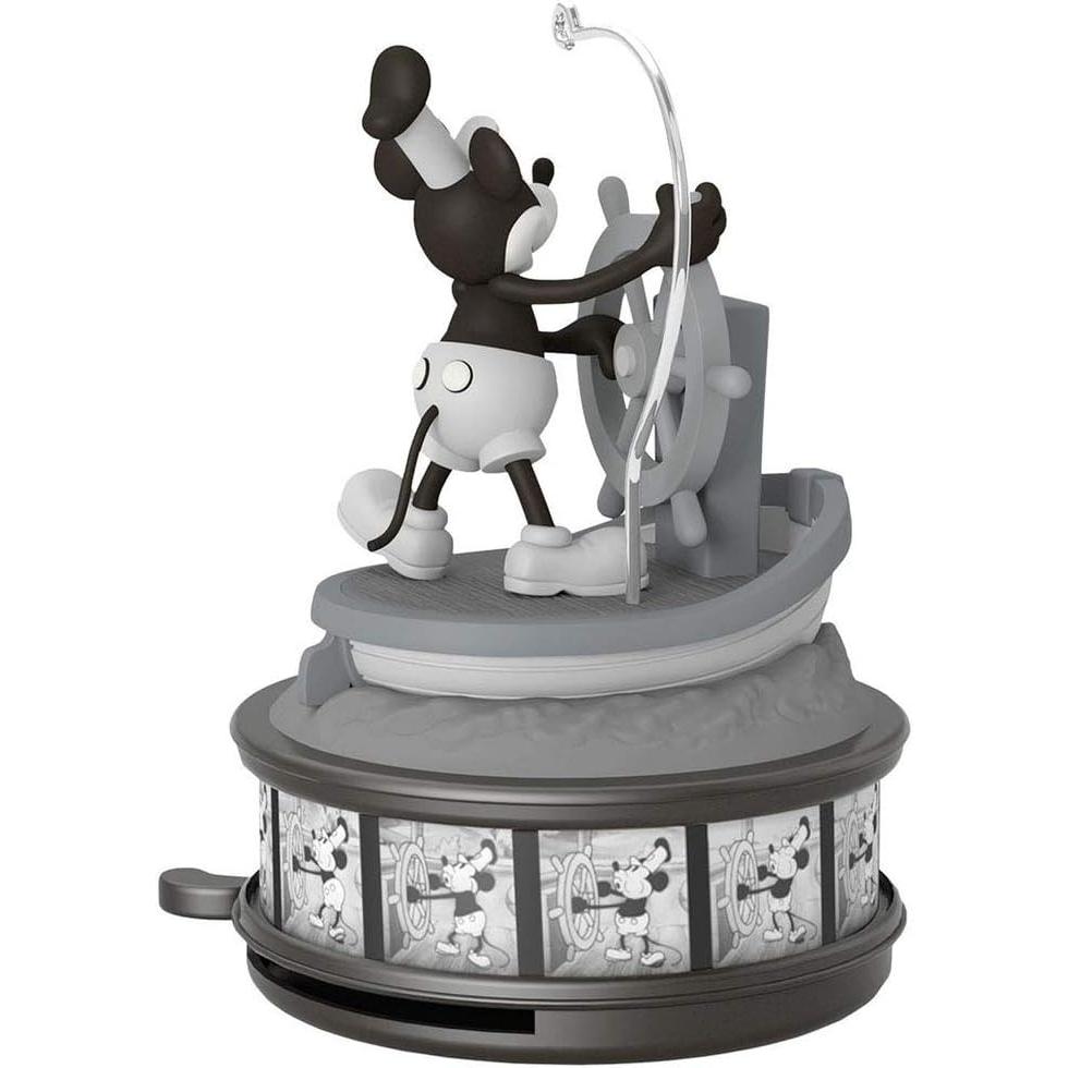 2018 Steamboat Willie Hallmark Ornament (Mickey Mouse & Friends) QXD6206