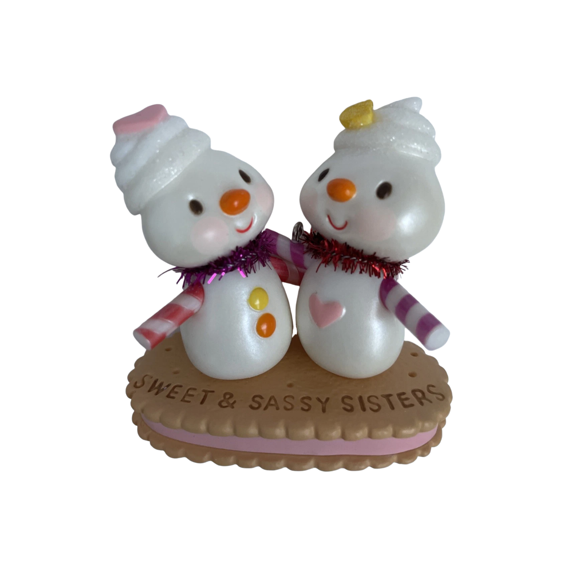 2018 Sweet & Sassy Sisters Hallmark Ornament (Snowmen) QGO1776 Image1