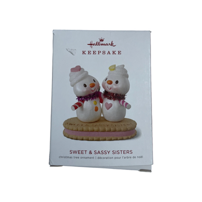 2018 Sweet & Sassy Sisters Hallmark Ornament (Snowmen) QGO1776 Image2
