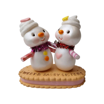 2018 Sweet & Sassy Sisters Hallmark Ornament (Snowmen) QGO1776 Image4
