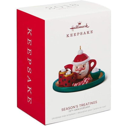2018 Tea Pot Hallmark Ornament (Season's Treating) QXE3196