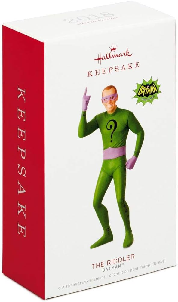 2018 The Riddler Hallmark Ornament (Super Heroes) QXE3123