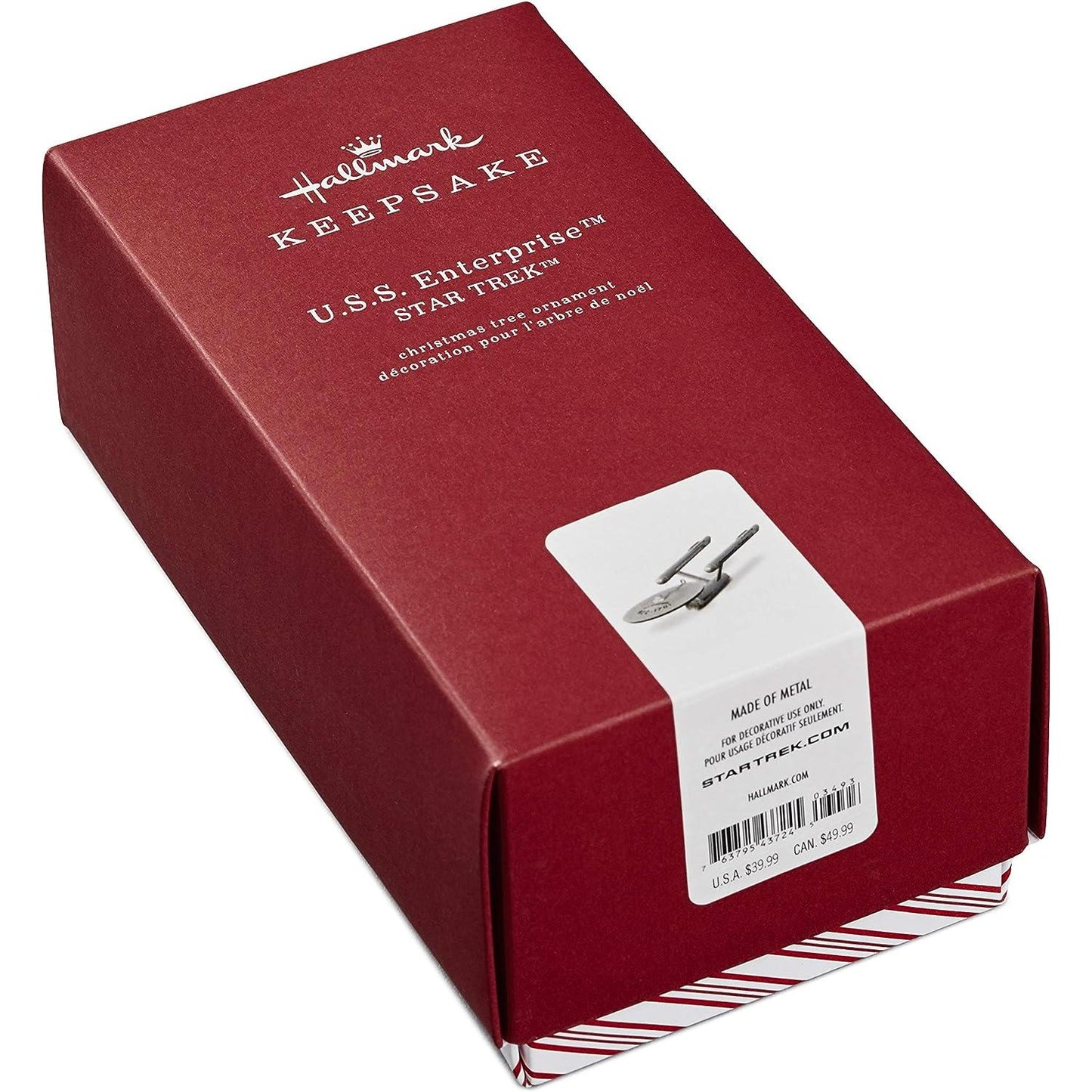2018 U.S.S. Enterprise Hallmark Ornament (Star Trek) QXI3493