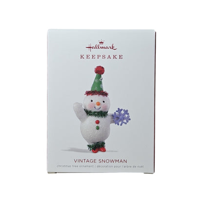 2018 Vintage Snowman Hallmark Ornament (Snowmen) LPR3575 Image2