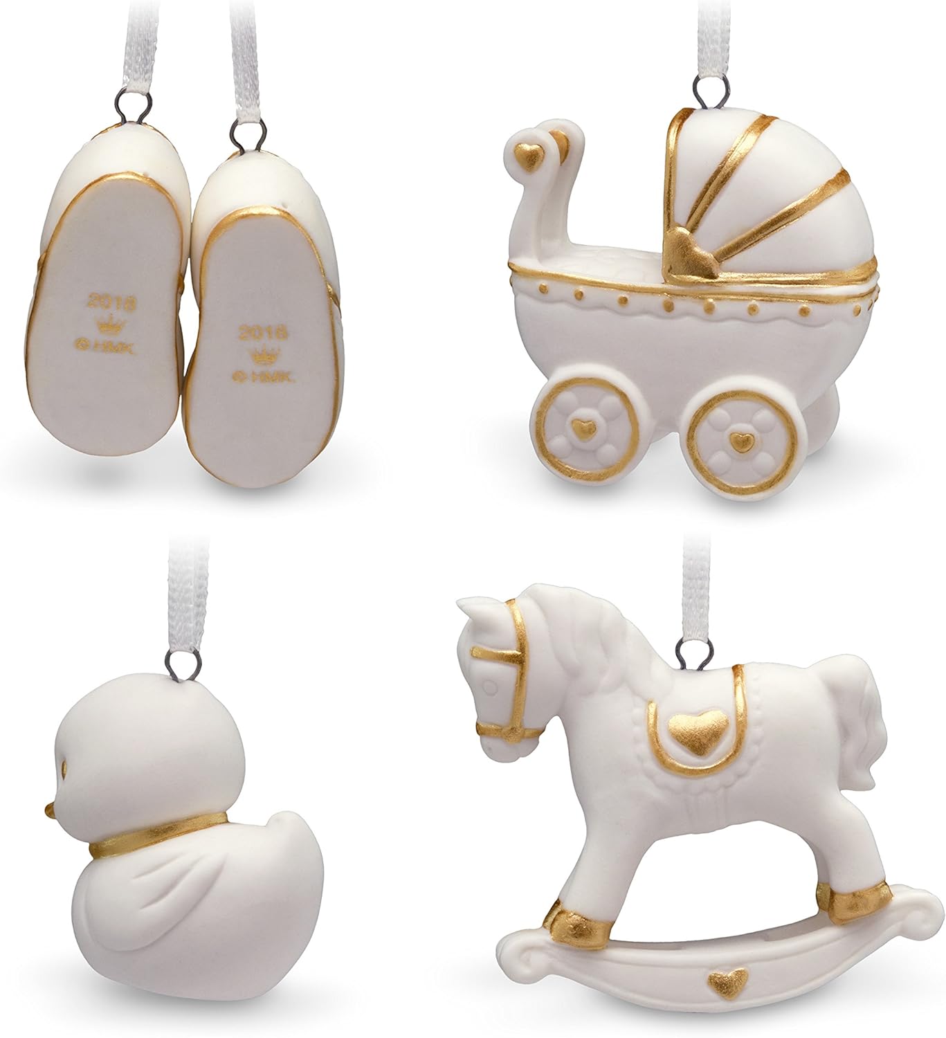 2018 Welcome Baby Ornament Set Hallmark Ornament (Baby) QXM9203