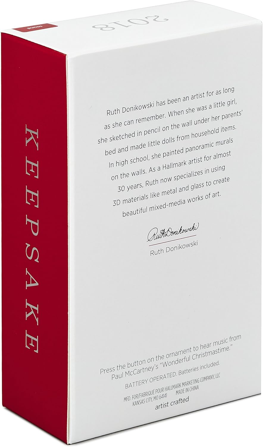 2018 Wonderful Christmastime Hallmark Ornament (Christmas Tree) QGO2066