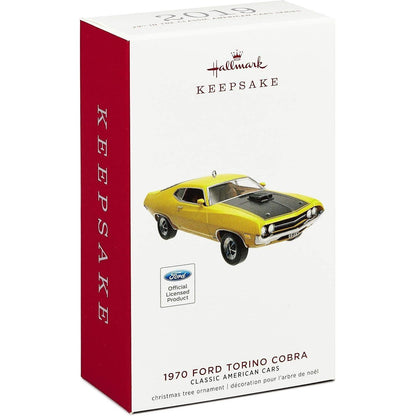 2019 1970 Ford Torino Cobra Hallmark Ornament (Classic American Cars) QXR9097