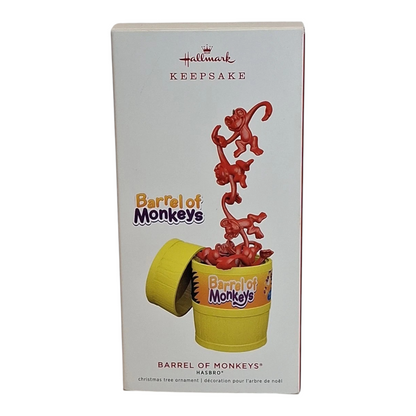 2019 Barrel of Monkeys Hallmark Ornament (Hasbro) QXI3487