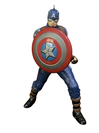 2019 Captain America Hallmark Ornament (Super Heroes) QXE3227