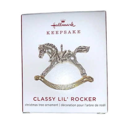 2019 Classy Lil' Rocker Hallmark Ornament (Rocking Horse) QXM8339