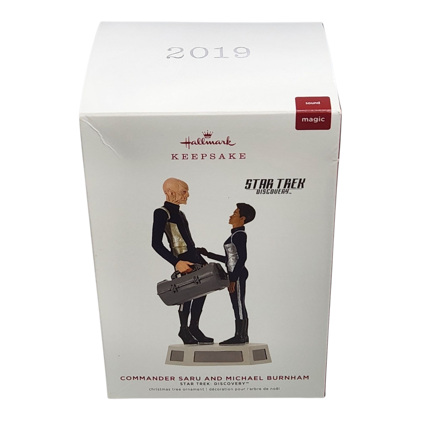 2019 Commander Saru And Michael Burnham Hallmark Ornament (Star Trek) QXI3657