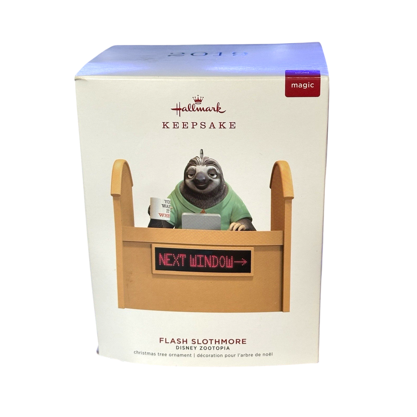 2019 Flash Slothmore Hallmark Ornament (Zootopia) QXD6387