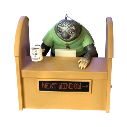2019 Flash Slothmore Hallmark Ornament (Zootopia) QXD6387