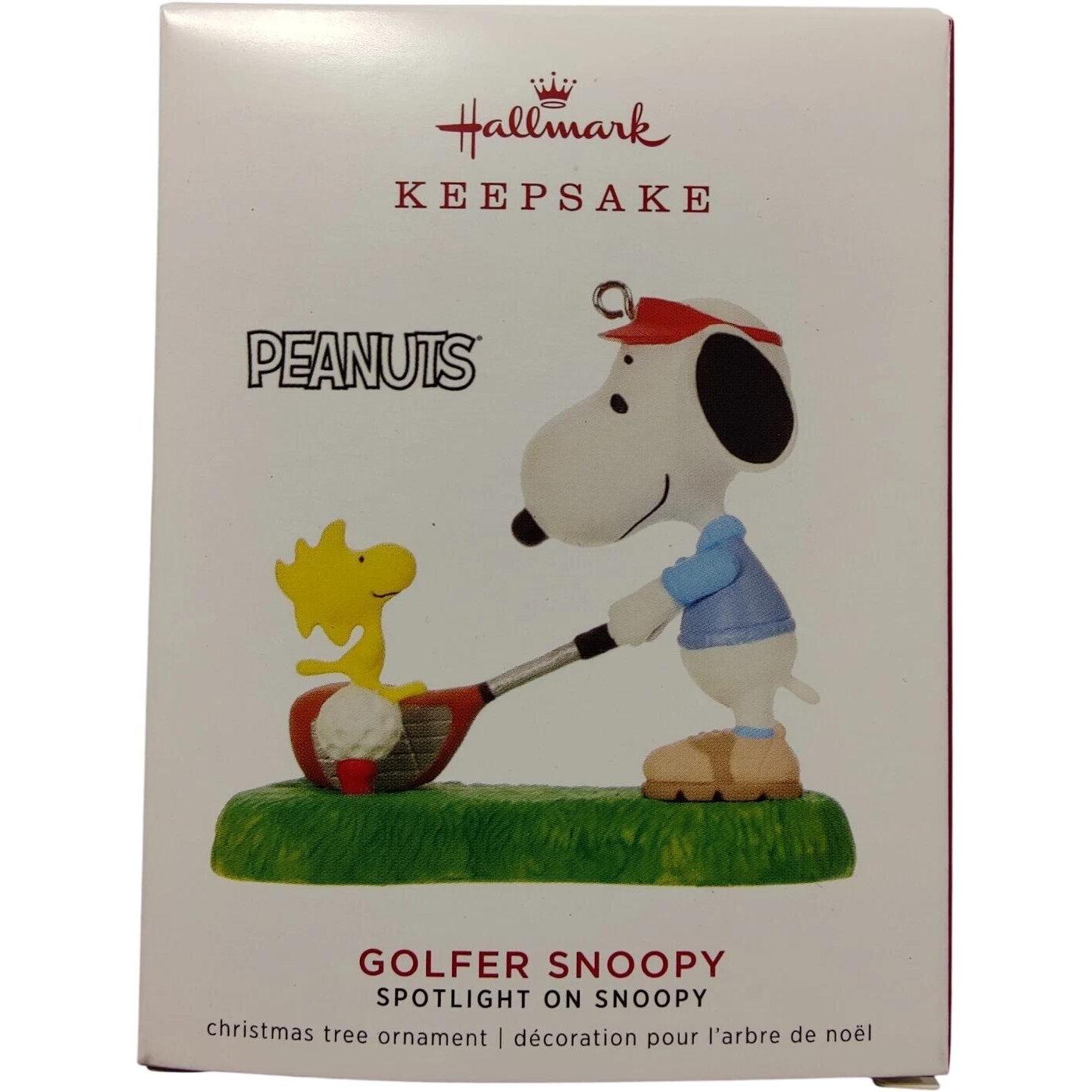 2019 Golfer Snoopy Hallmark Ornament (Spotlight on Snoopy) QXR9457