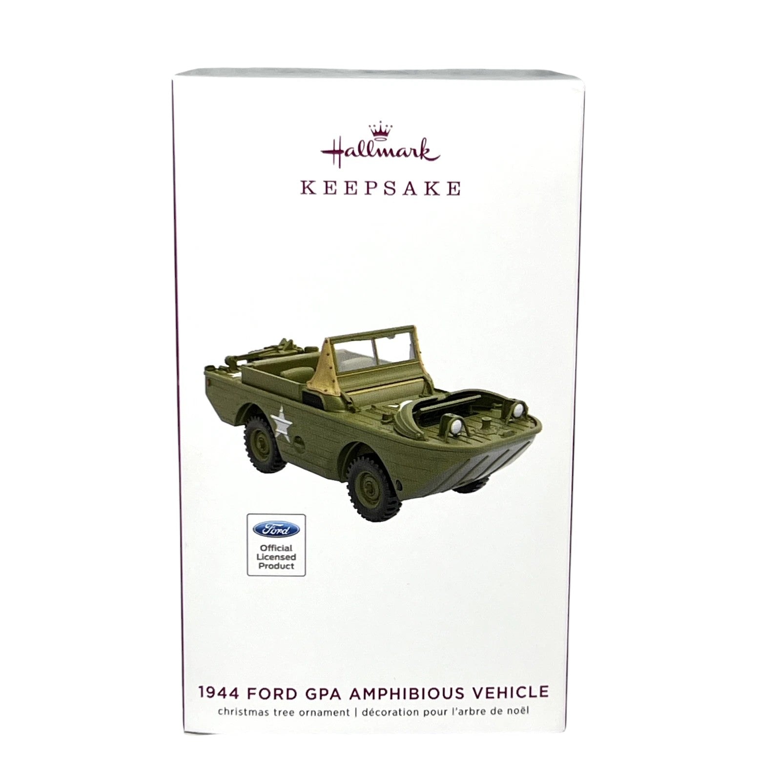 2019 (1944) Ford GPA Amphibious Vehicle Hallmark Ornament (Classic American Cars) QXI3437