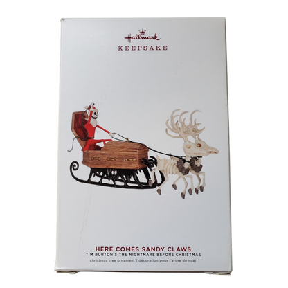 2019 Here Comes Sandy Claws Hallmark Ornament (Nightmare Before Christmas) QXD6337