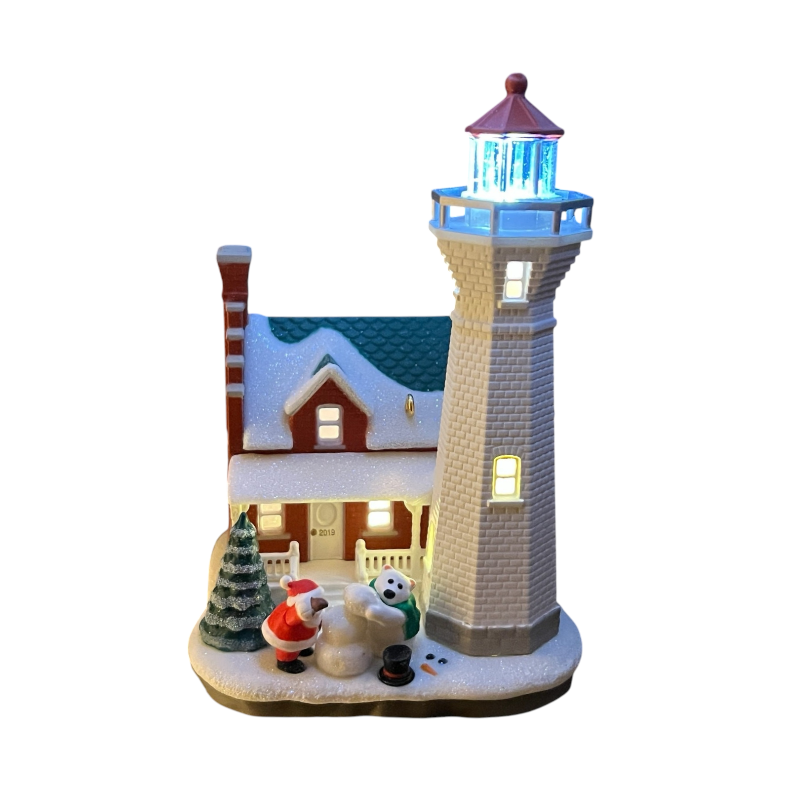 2019 Holiday Lighthouse Hallmark Ornament (Holiday Lighthouse) QXR9157